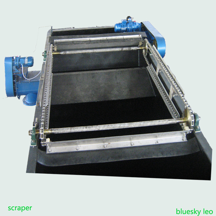 Stainless steel chain slag scraper